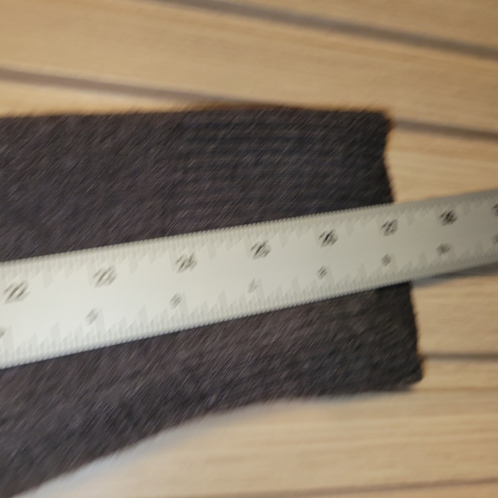 Geoffrey Beene Mens XL Brown Quarter Zip Sweater Acrylic G3G6057S Chocolate HT - Picture 7 of 10